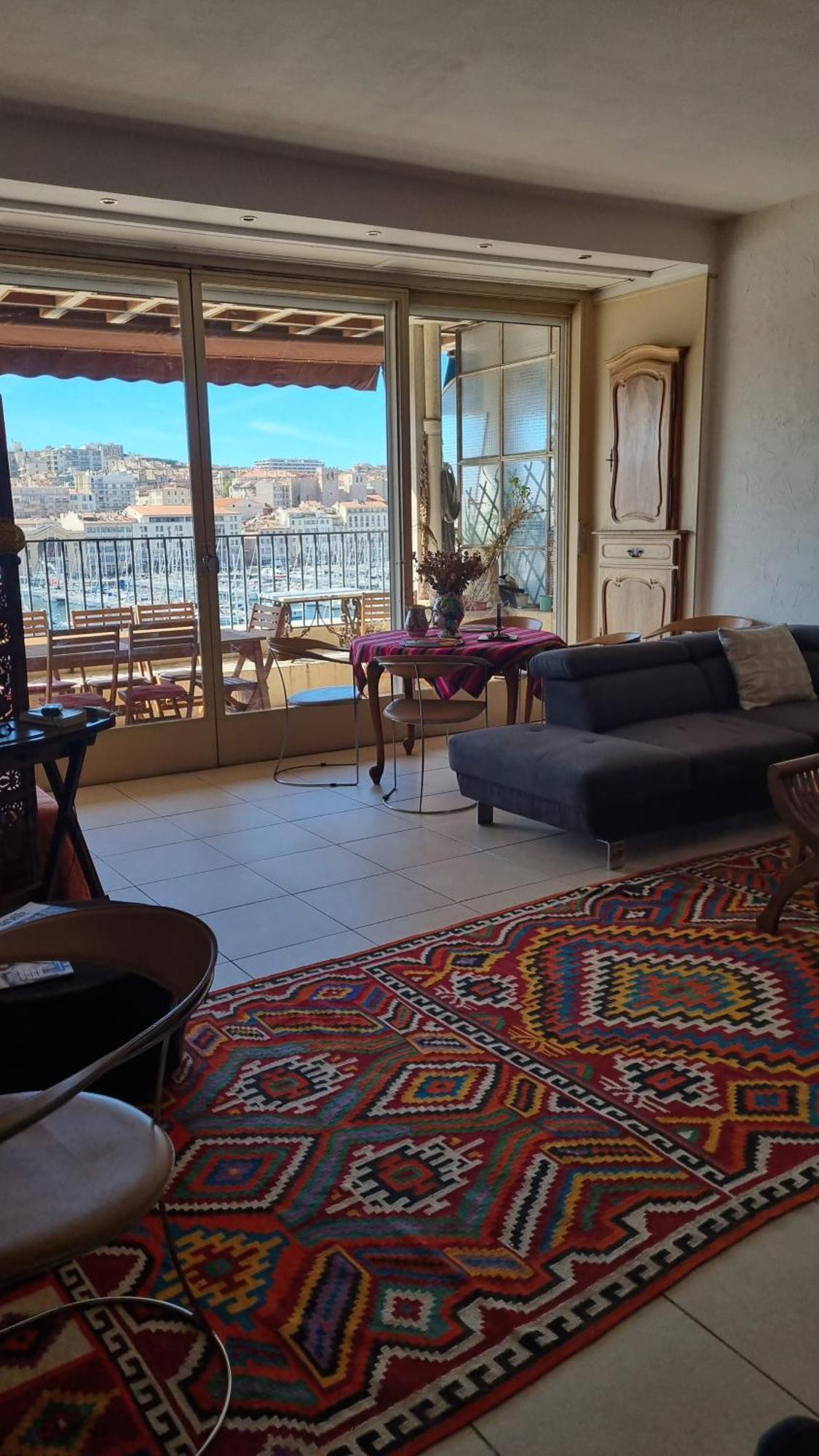 Grand T2 Surplombant Le Vieux Port Marseille Lägenhet Exteriör bild